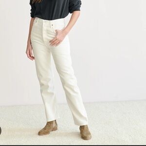 Agolde 90s Pinch Waist White Sz 27